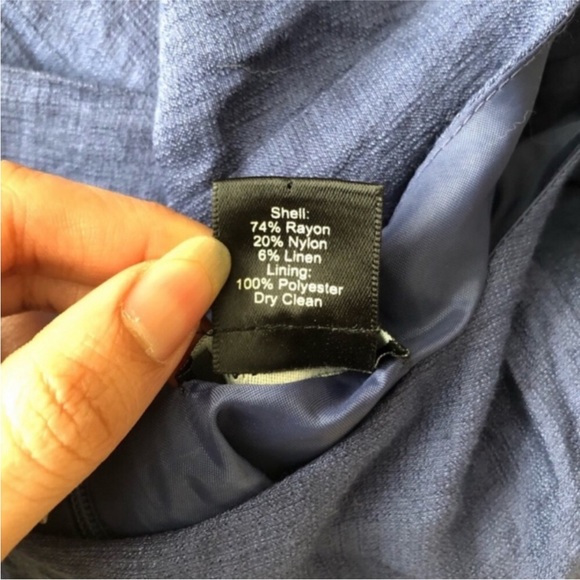 Ann Taylor Chambray Pencil Dress - Picture 6 of 8